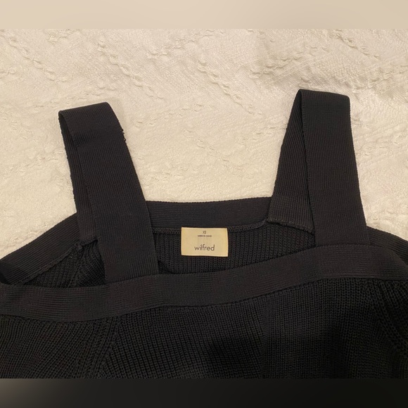 Black Wilfred cold shoulder sweater, XS - Picture 3 of 5